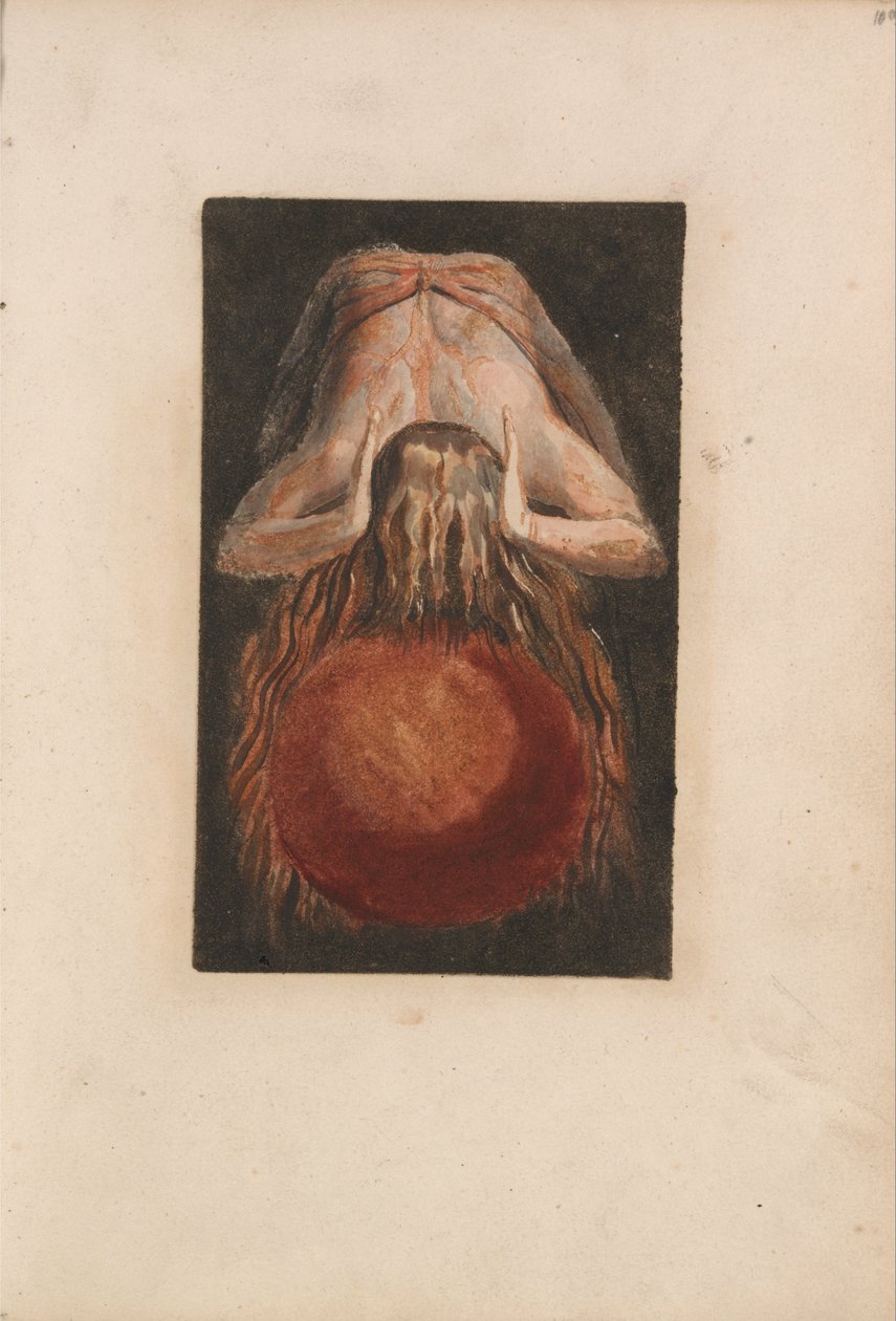 Het Eerste Boek van Urizen, Plaat 11 (Bentley 17) door William Blake