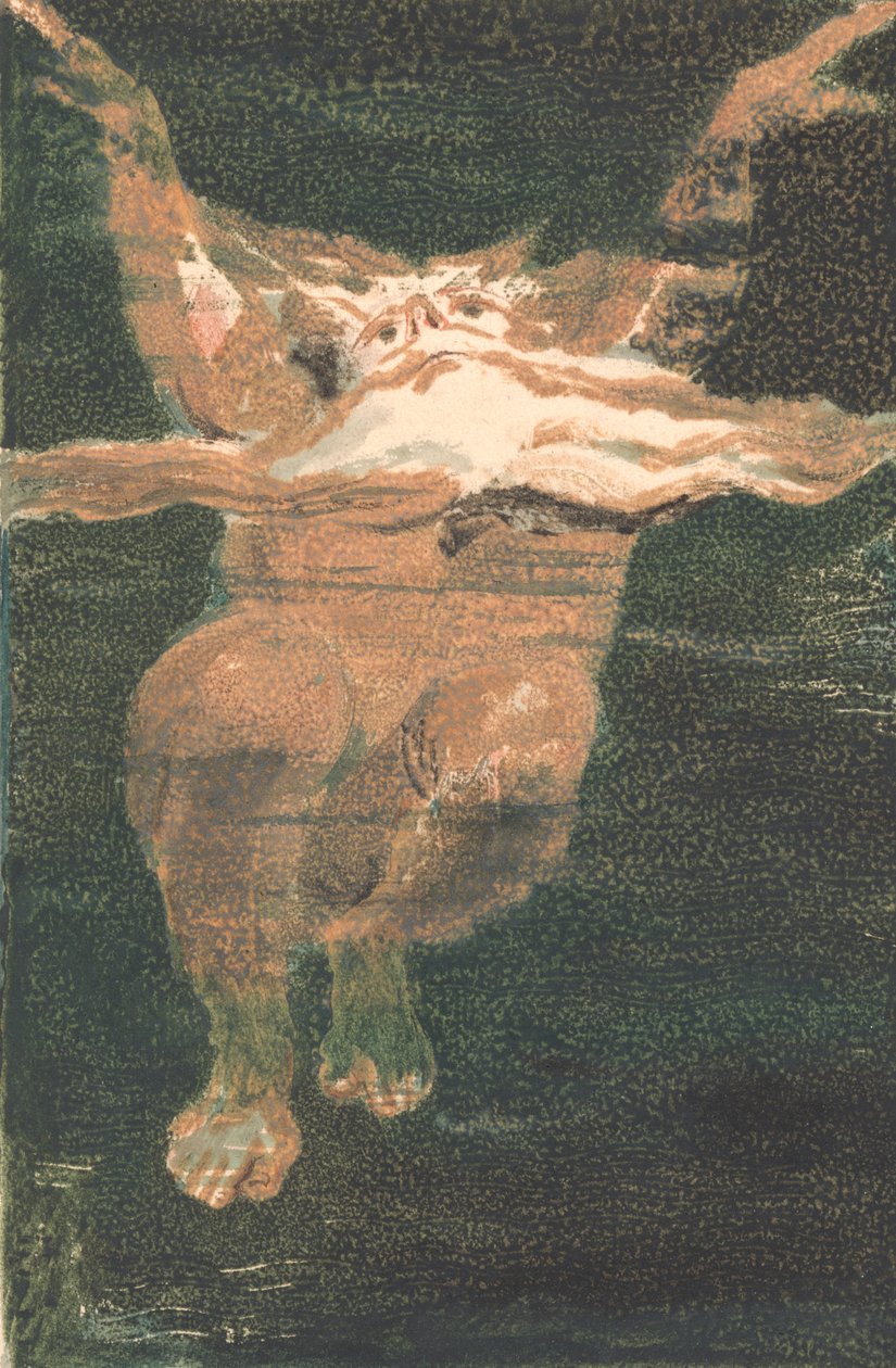 Het Eerste Boek van Urizen, Plaat 5 (Bentley 12) door William Blake