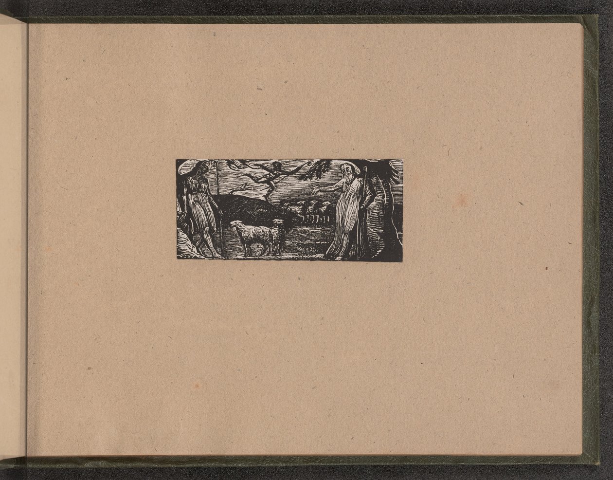 Thenot Berispt Colinet, Lightfoot op de Achtergrond door William Blake