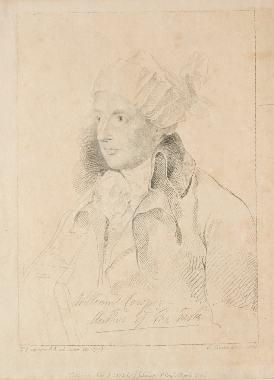William Cowper, 1802 door William Blake