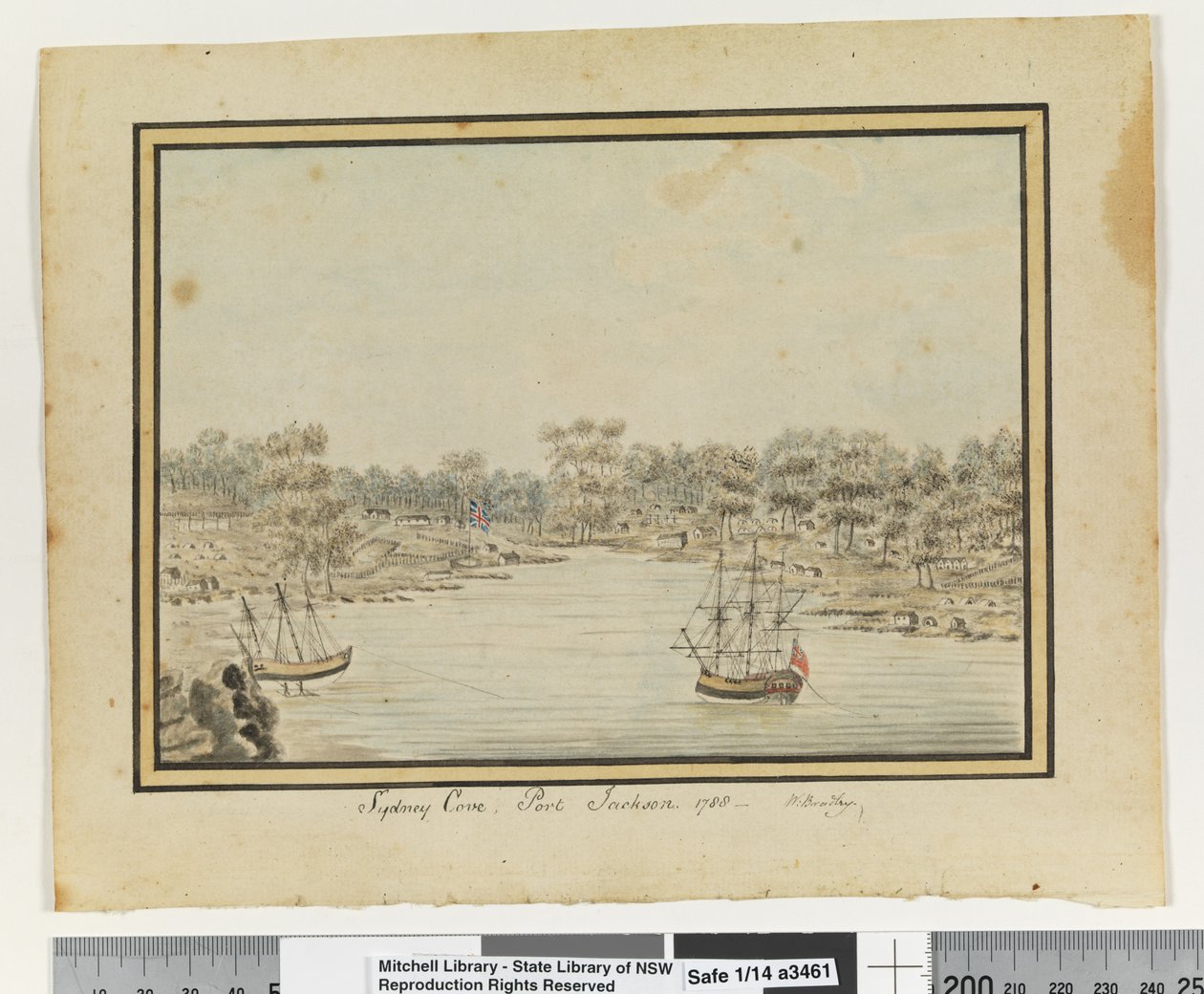 Sydney Cove, Port Jackson. 1788 door William Bradley