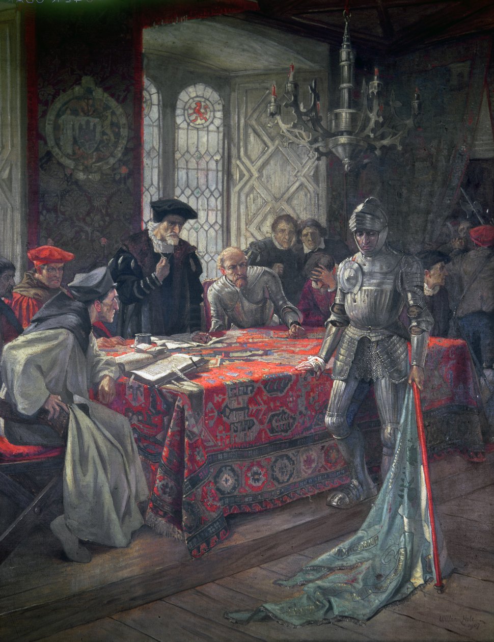 Nieuws van Flodden, 1513 door William Brassey Hole