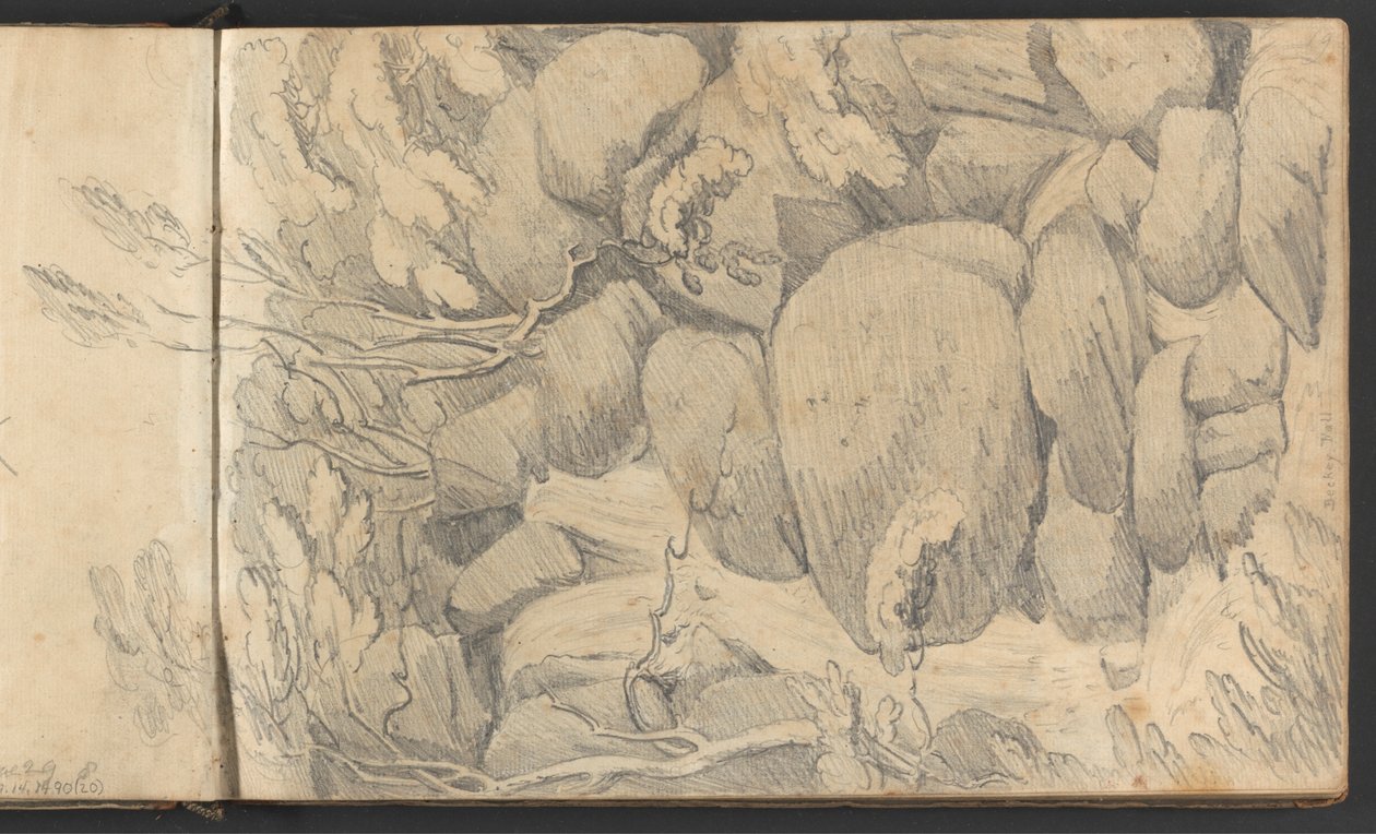 Becky Waterval door William Brockedon