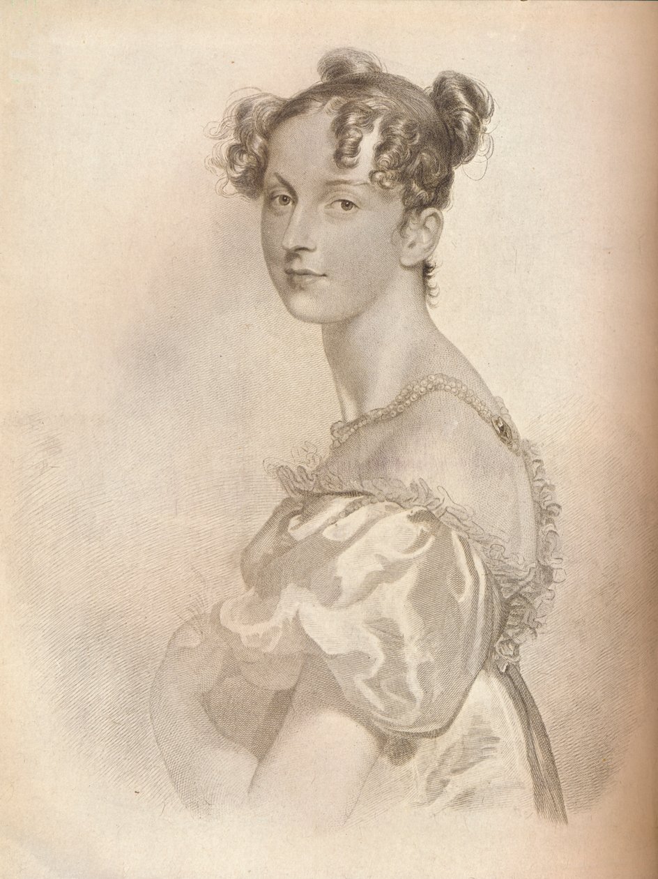 La Comtesse De Lieven, 1823 door William Bromley