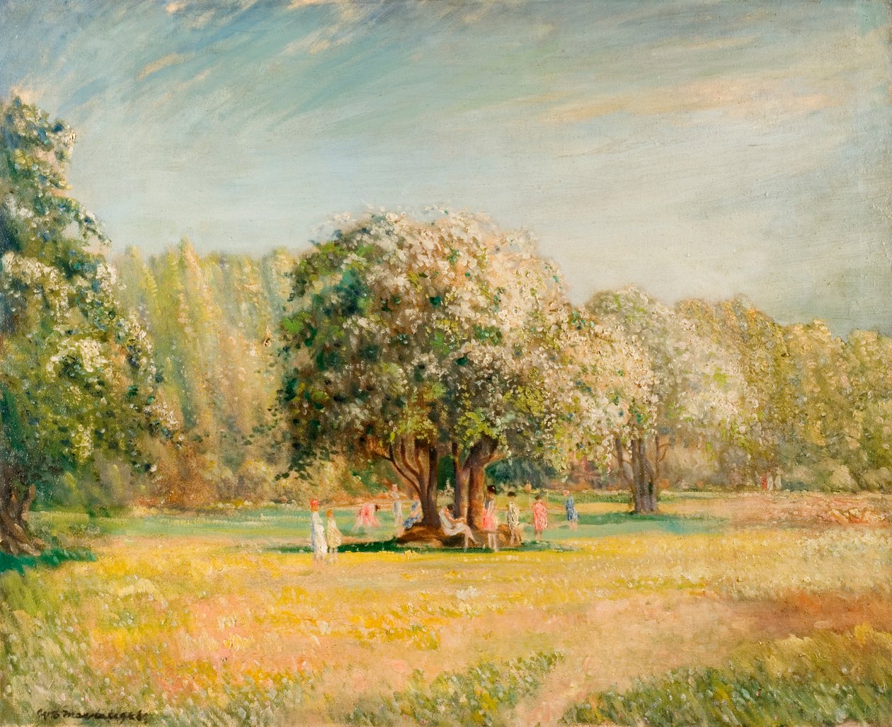 Bloesemtijd, Epping Forest, Essex door William Brown MacDougall