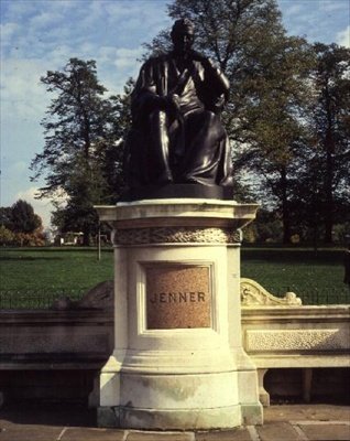 Standbeeld van Dr. Edward Jenner door William Calder Marshall