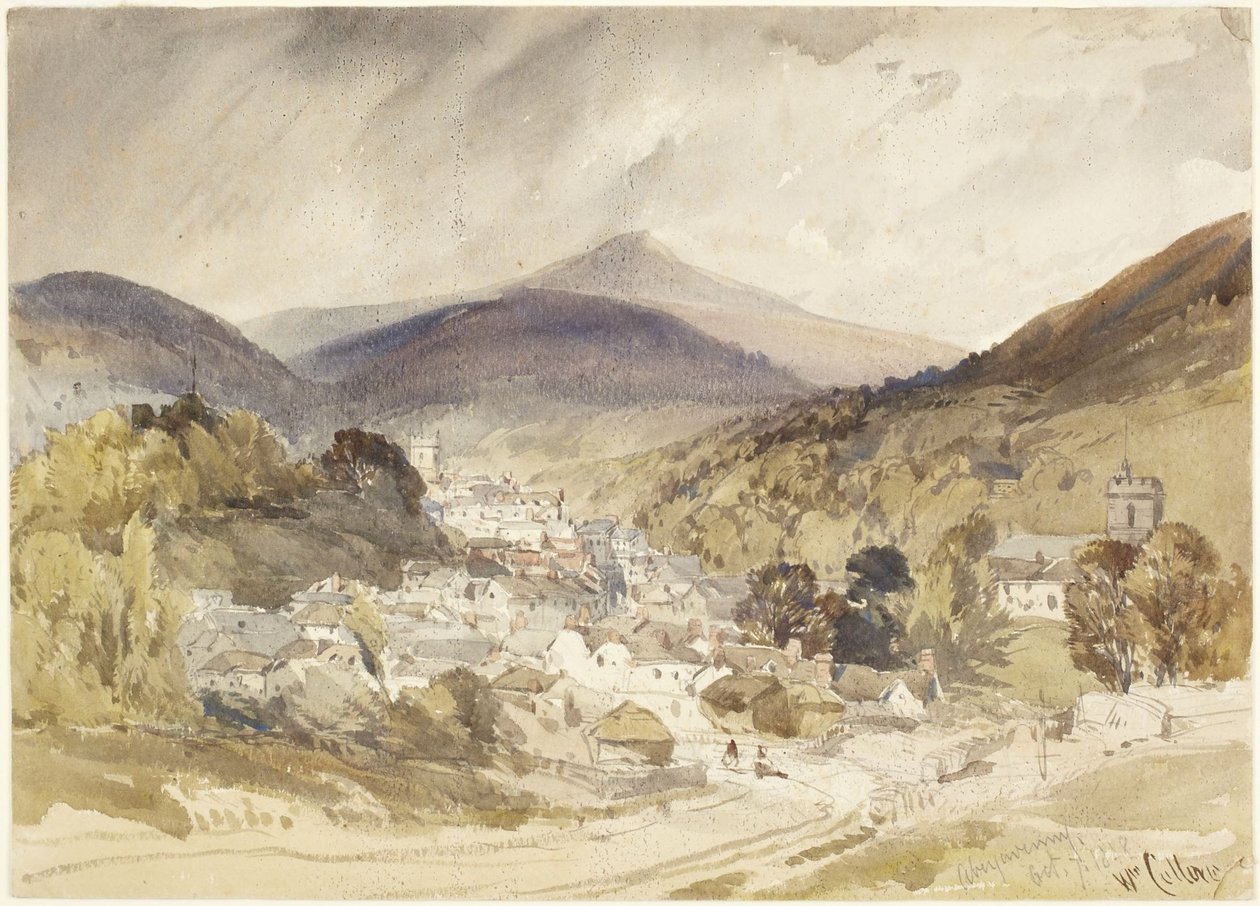Abergavenny door William Callow