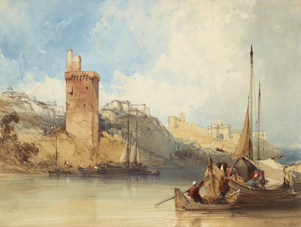 Villeneuve bij Avignon door William Callow