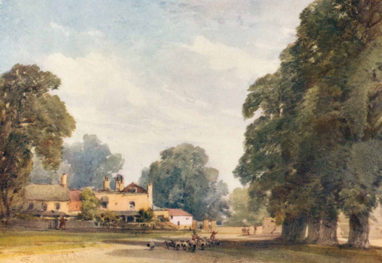 Wimbledon (kleurenlitho) door William Callow