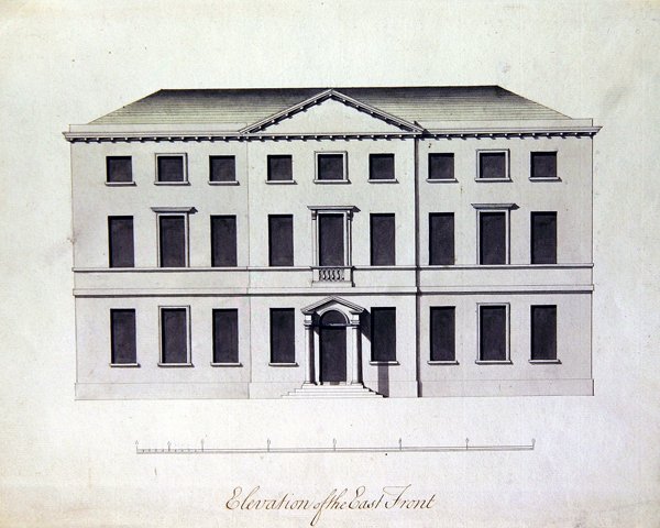 Ontwerp voor Enville Hall in Staffordshire, c.1770 door William Chambers