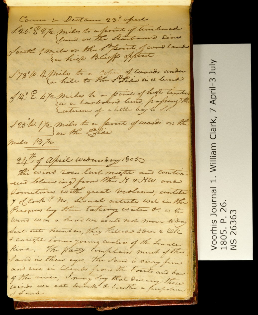 Koers en Afstand 23 april door William Clark