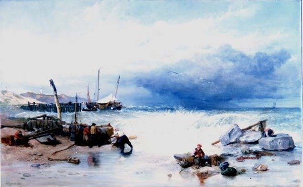 Aan de Kust van Bretagne door Clarkson Frederick Stanfield