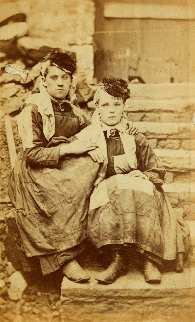 Arbeiders van de Tredegar IJzerwerken, Wales door William Clayton