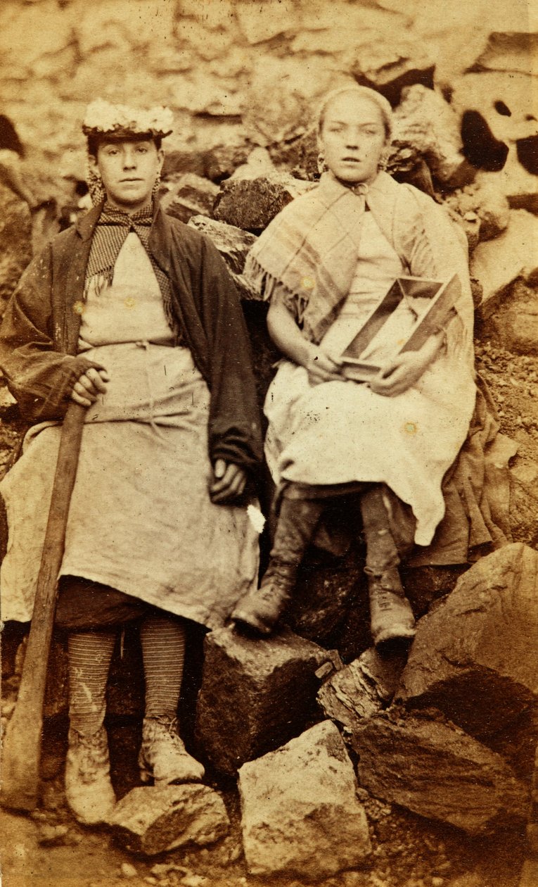 Arbeiders van de Tredegar Iron Works, Wales door William Clayton