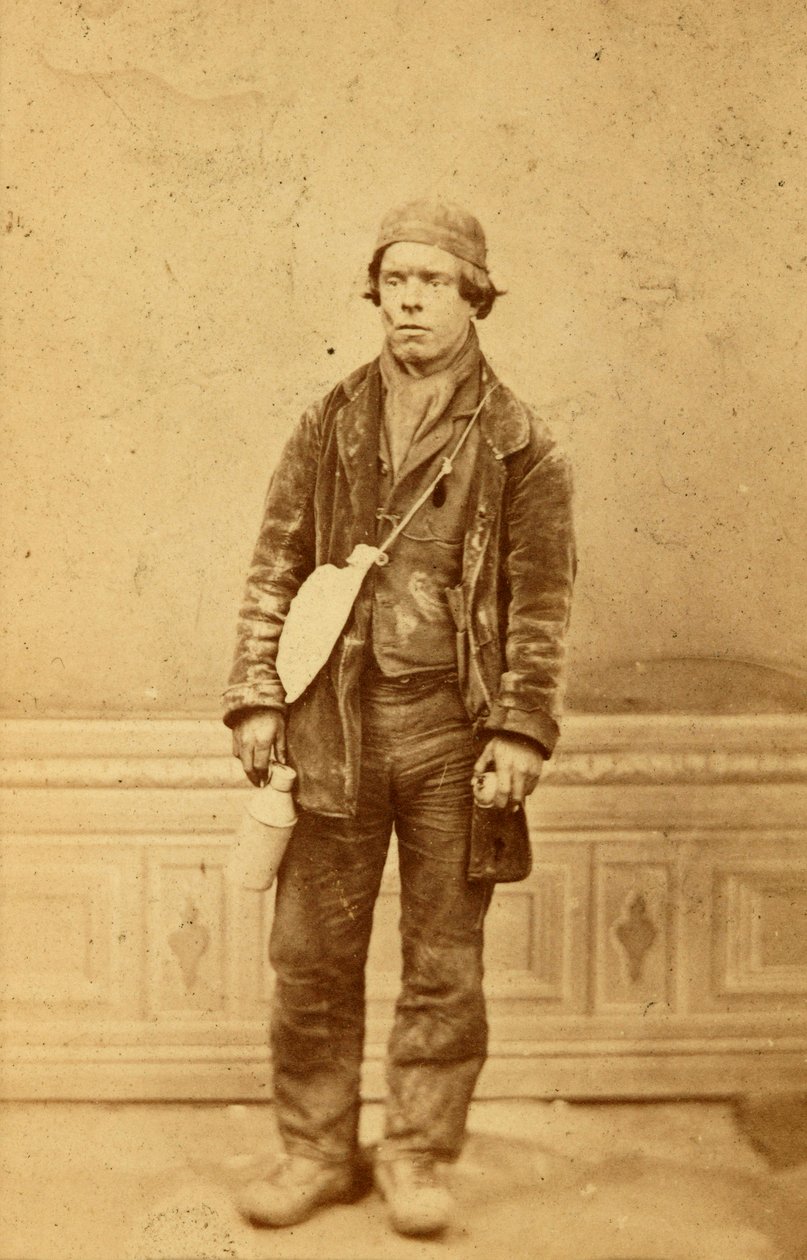 Arbeiders van de Tredegar Iron Works, Wales door William Clayton