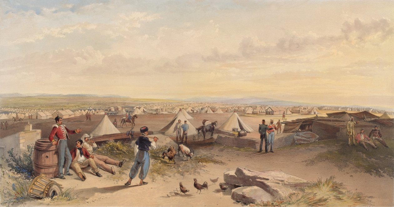 Kamp van de 4e divisie, 15 juli 1855 door William Crimea Simpson