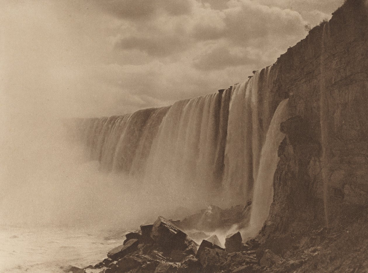 Niagara watervallen, 1899 (foto) door William D. Murphy