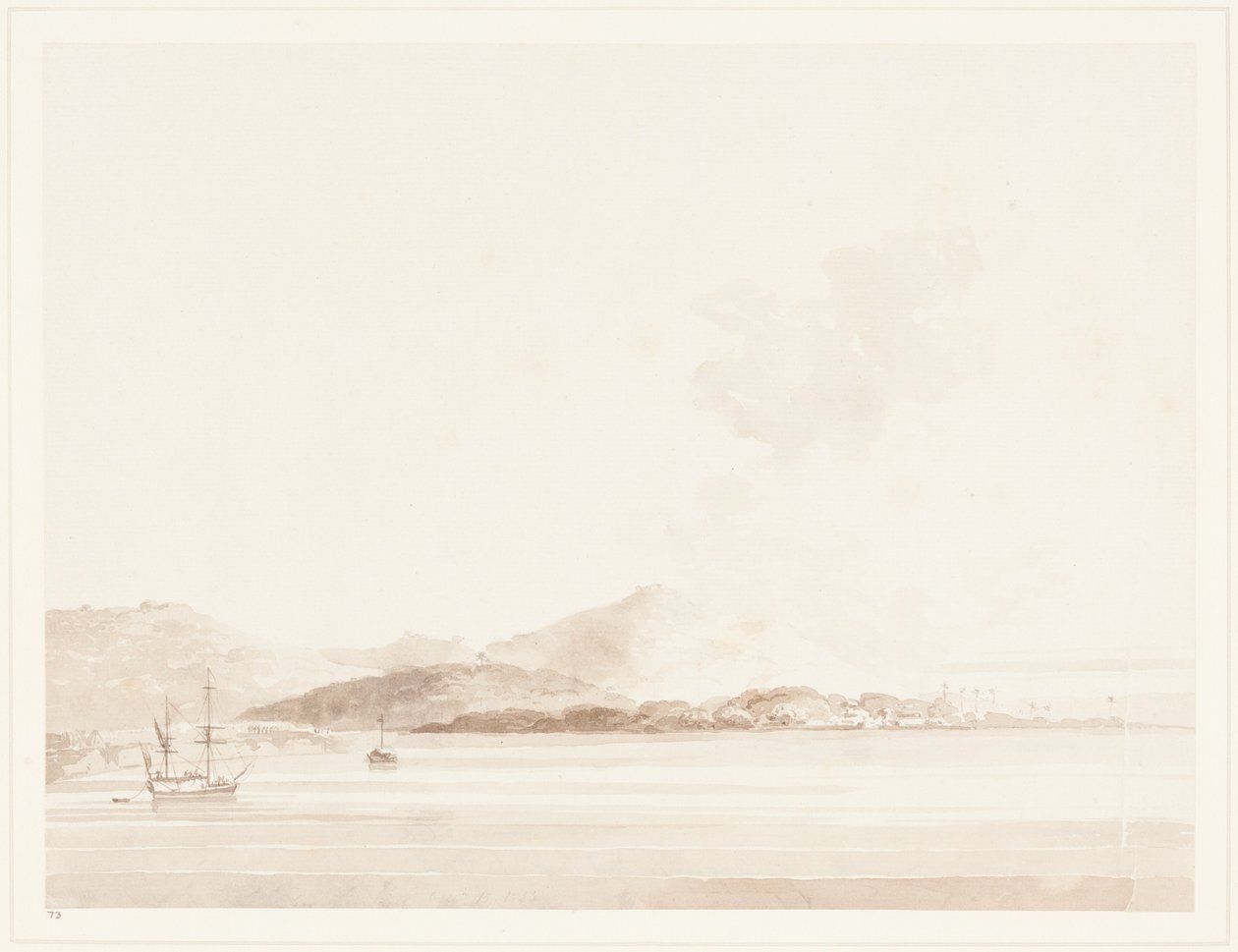 Een gezicht in India door William Daniell