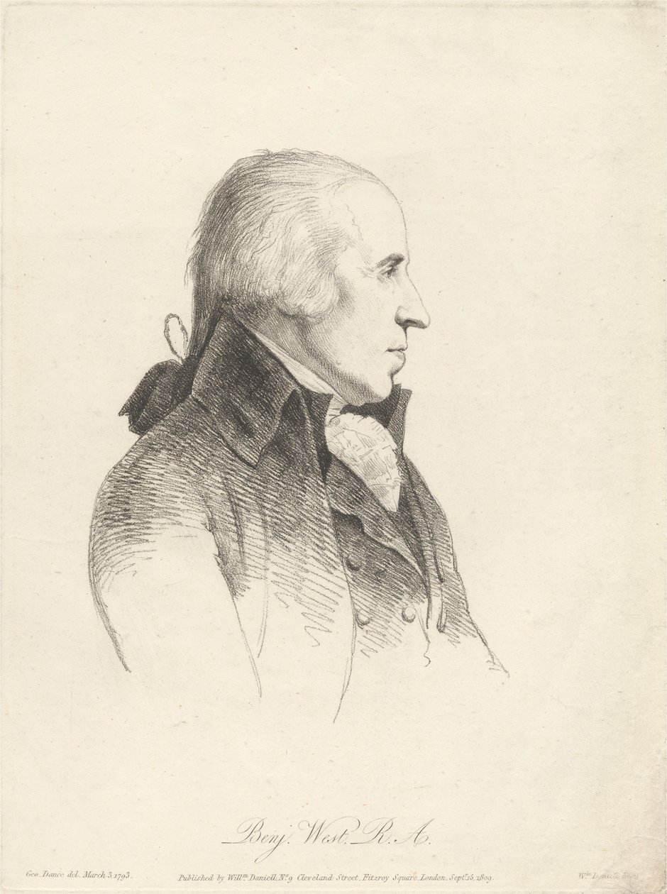 Benjamin West, R.A. door William Daniell