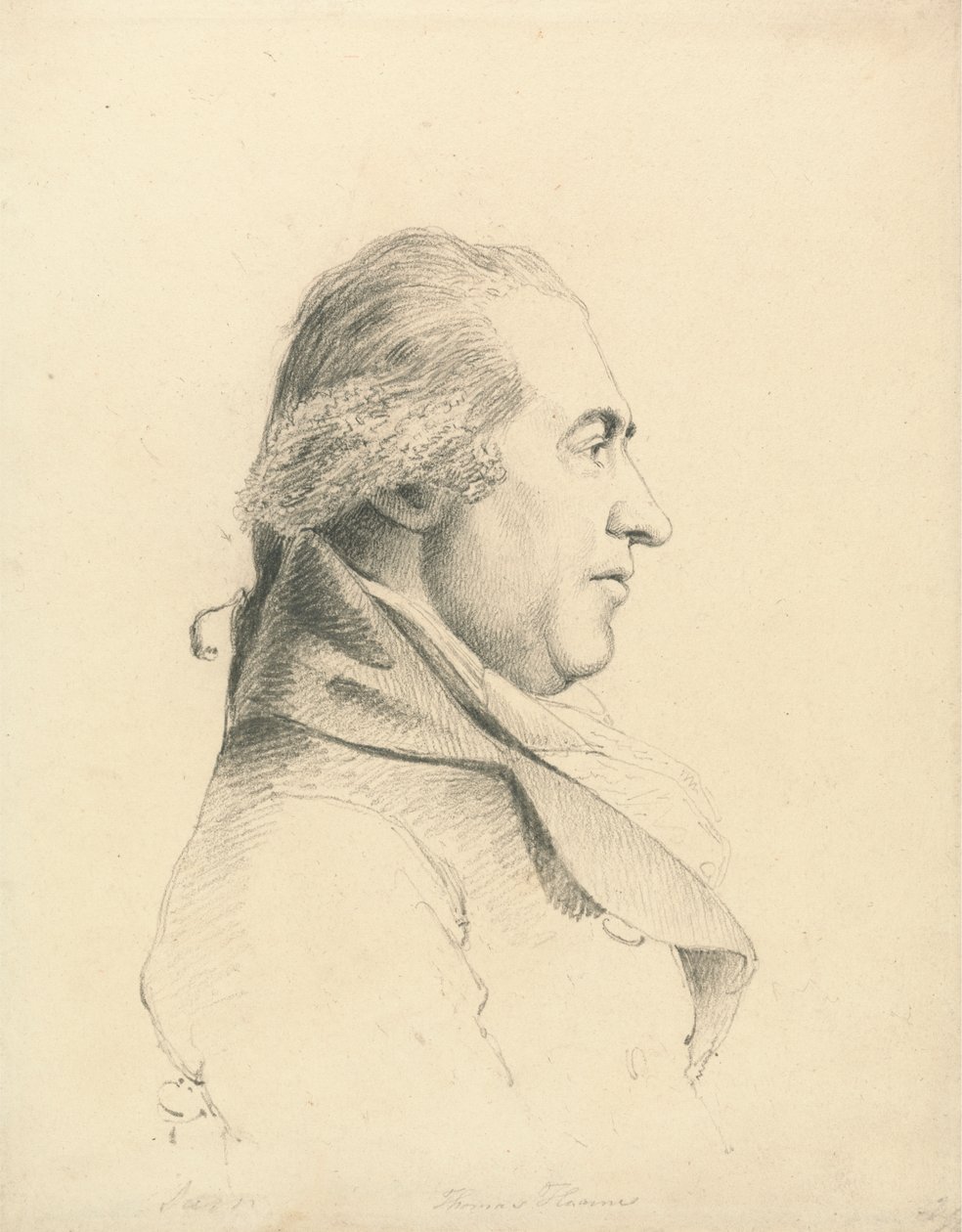 Portretstudie van Thomas Hearne door William Daniell