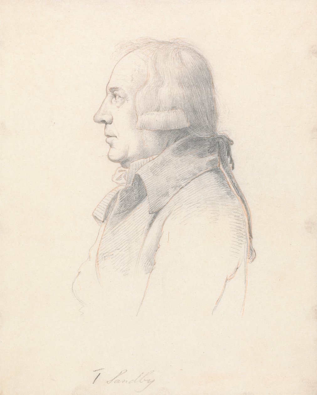Portret van Thomas Sandby door William Daniell