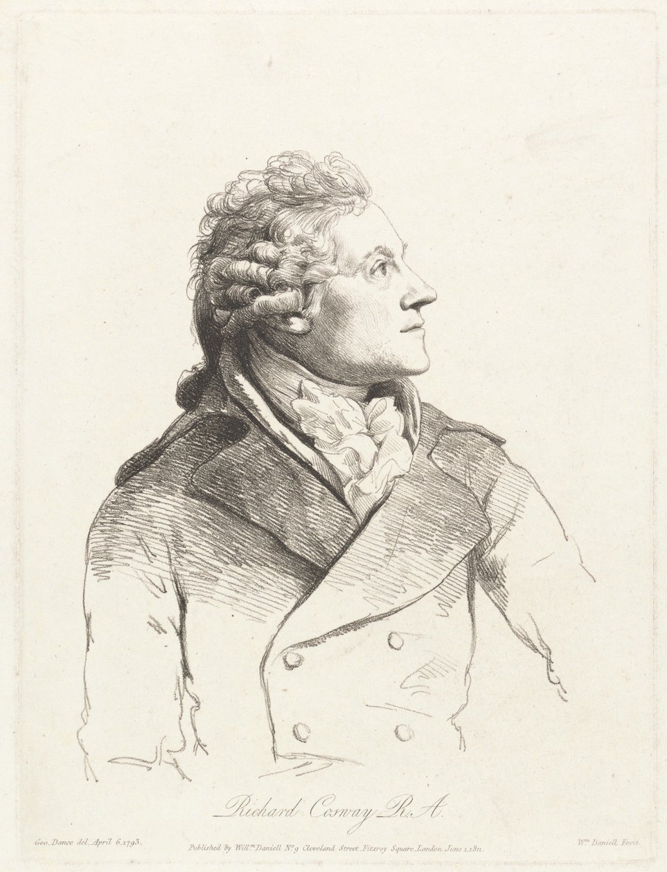 Richard Cosway, R.A. door William Daniell