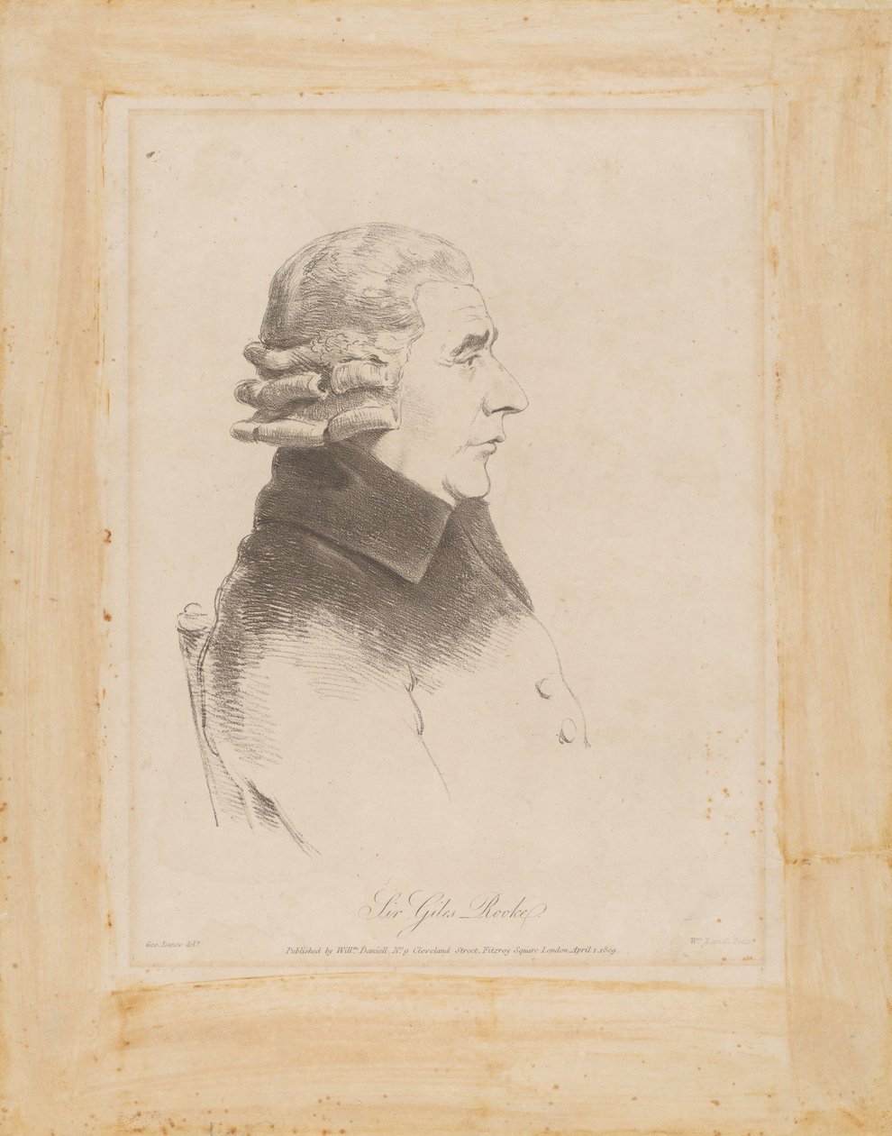 Sir Giles Rooke door William Daniell