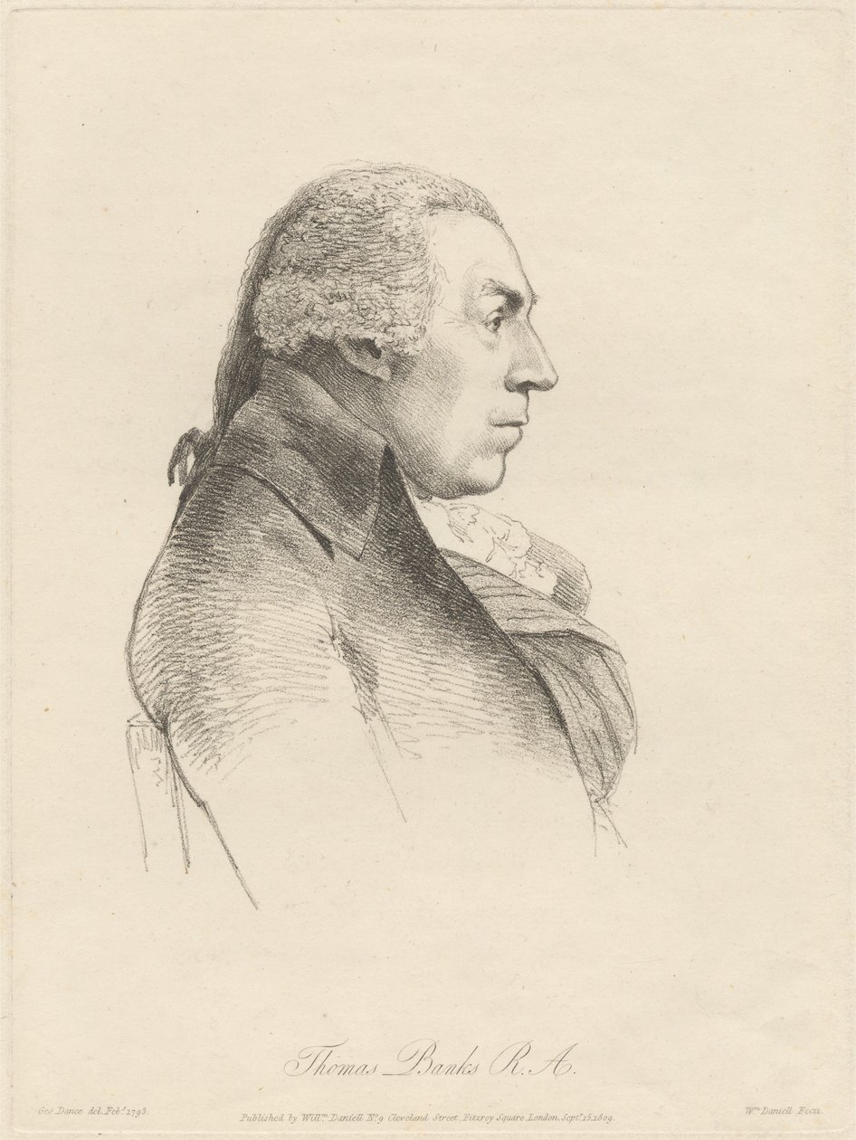 Thomas Banks, R.A. door William Daniell