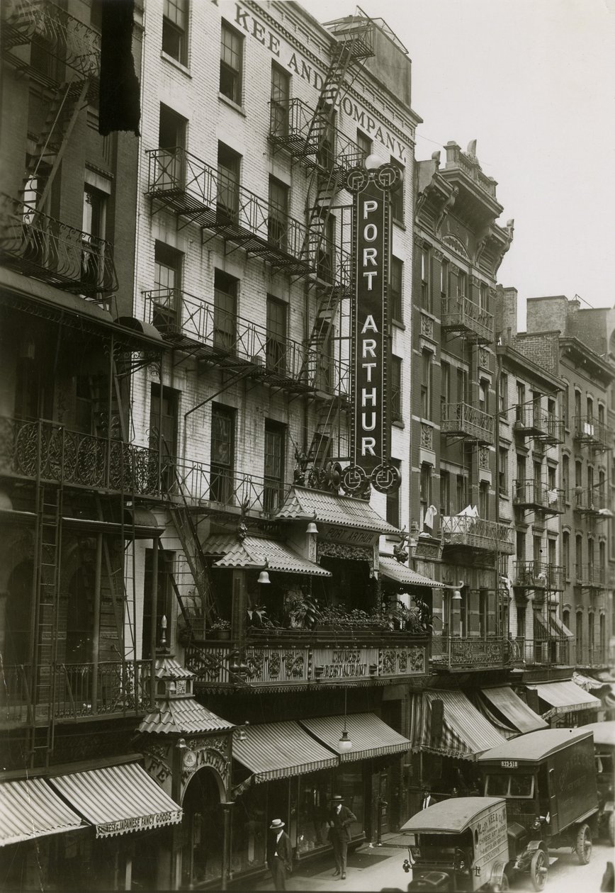 Port Arthur Restaurant, 7 Mott Street, New York City door William Davis Hassler