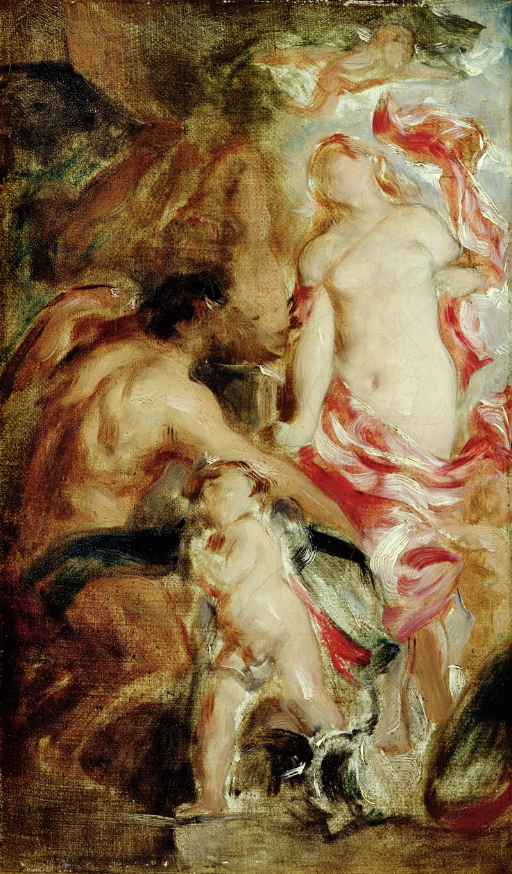 Allegorische Studie, Een Schets door William Etty