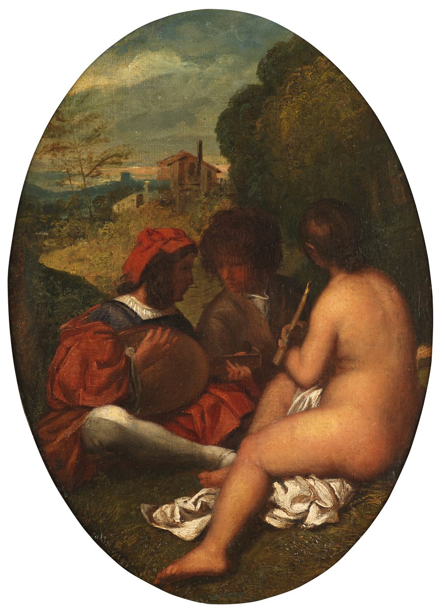 Pastoraal Concert, naar Titiaan door William Etty