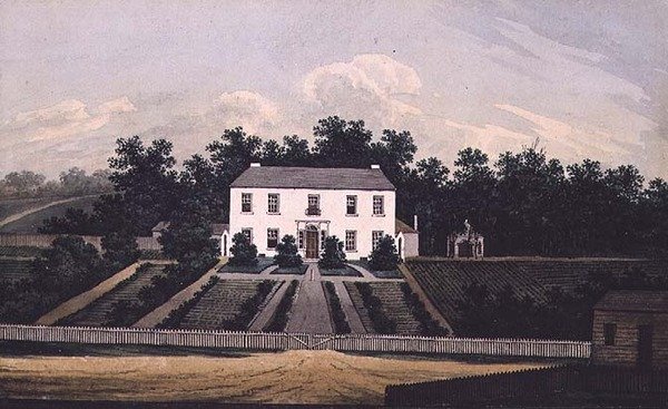 Regeringshuis, Parramatta, Nieuw-Zuid-Wales, 1805 door William Evans