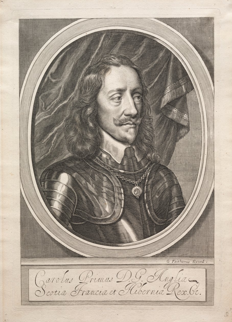 Karel I door William Faithorne