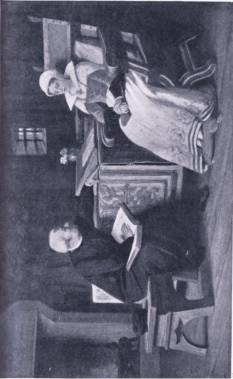 Lady Jane Grey in de Toren, illustratie uit De Wereldbibliotheek van Beste Boeken, ca. 1940 door William Frederick Yeames