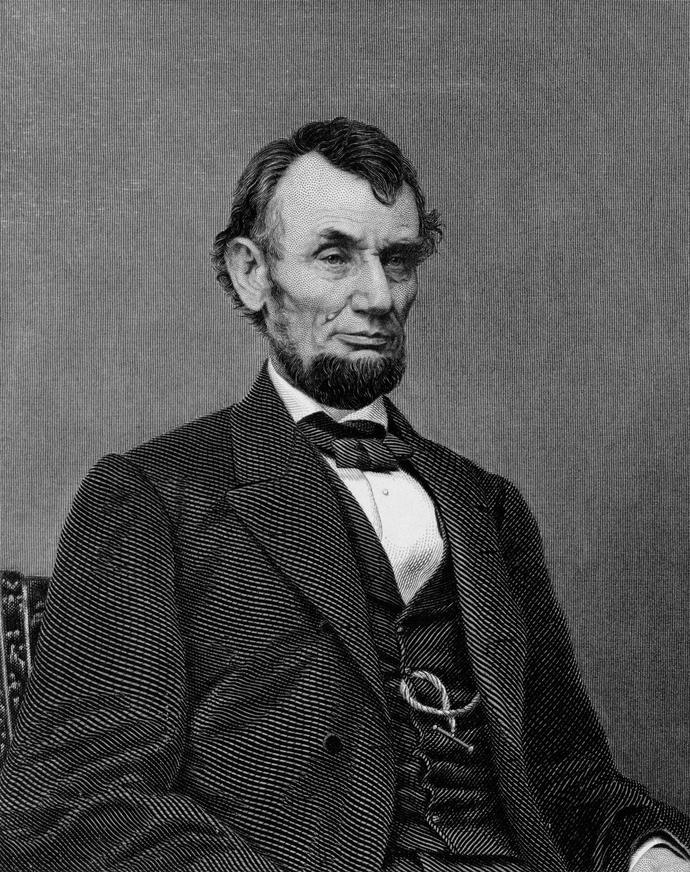 Abraham Lincoln, 16e president van de Verenigde Staten, 19e eeuw door William G Jackman