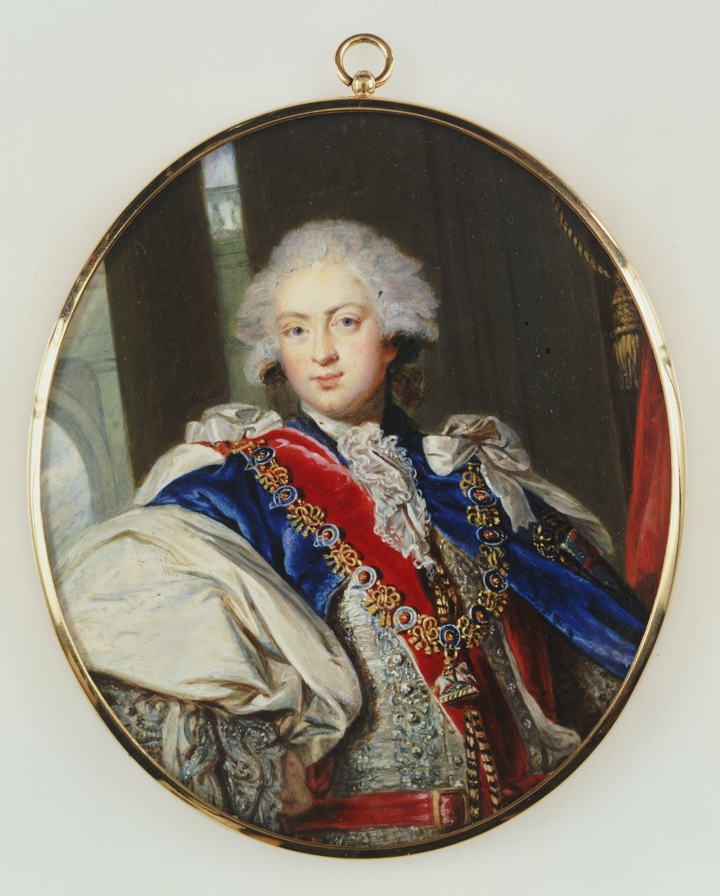 Z.K.H. Frederik, Hertog van York, Driekwart Lengte, Volledig Gezicht, Dragend de Regalia van de Orde van de Kousenband door William Grimaldi