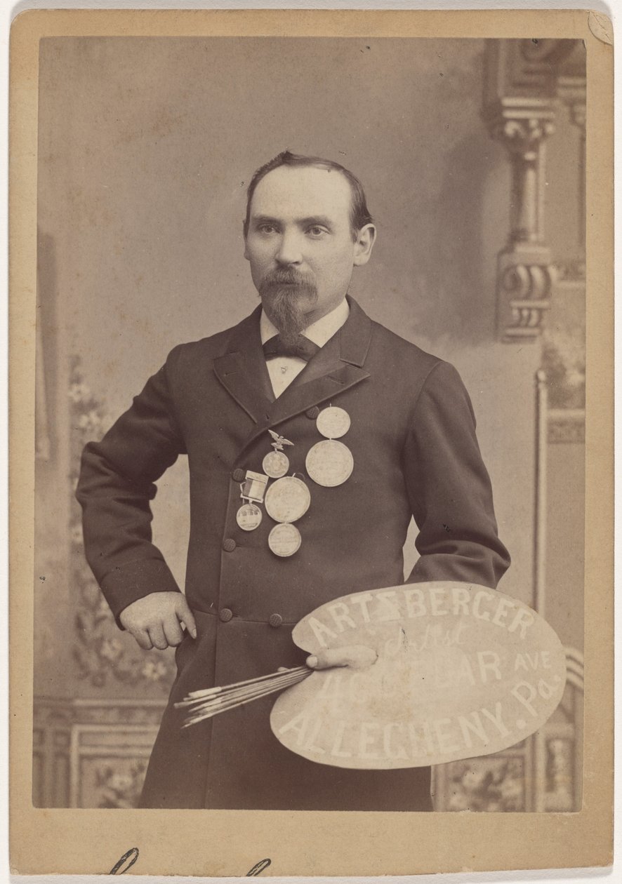 Portret van een man, begin 20e eeuw (foto) door William H. Artzberger