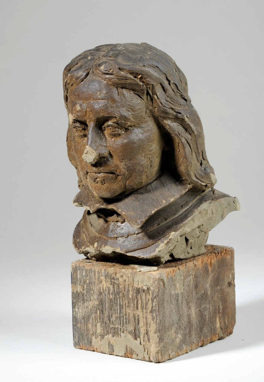 Portret van Oliver Cromwell door William Hamo Thornycroft