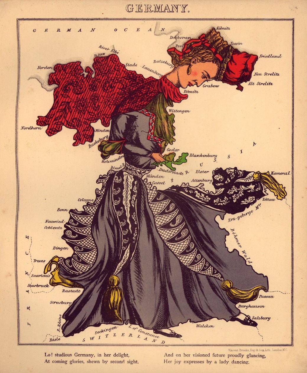Geografisch plezier - zijnde humoristische schetsen van verschillende landen, met een inleiding en beschrijvende regels LOC 84675540-14 door William Harvey