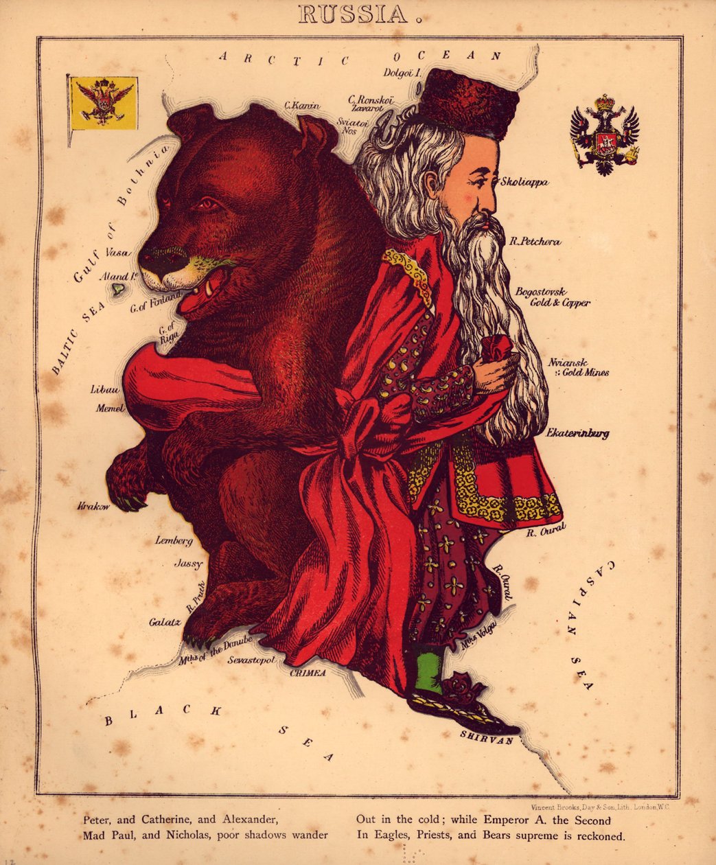 Geografisch plezier - zijnde humoristische schetsen van verschillende landen, met een inleiding en beschrijvende regels LOC 84675540-17 door William Harvey