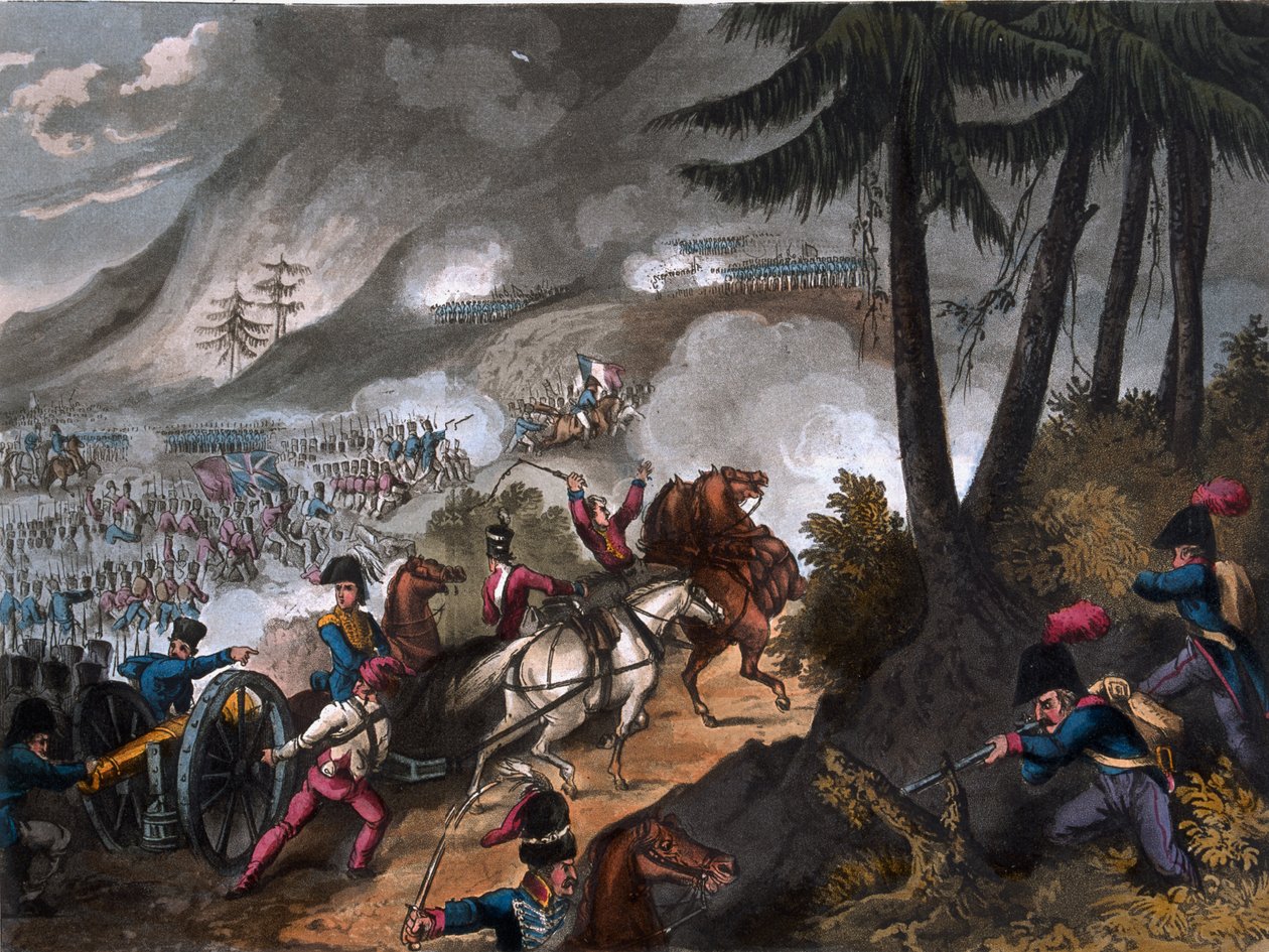 Slag bij de Pyreneeën in 1813, gegraveerd door J.C. Stadler, gepubliceerd door Thomas Tegg, 1818 door William Heath