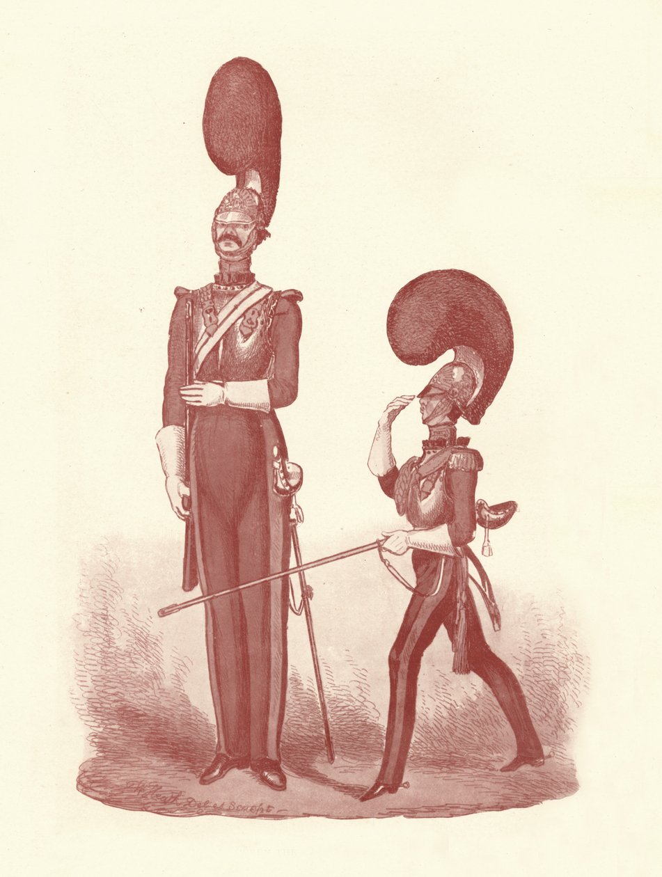 Het Verschil Tussen De Man en de Officier, 1830-1840, 1909 door William Heath