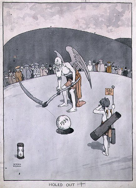 "Holed Out", een illustratie uit 