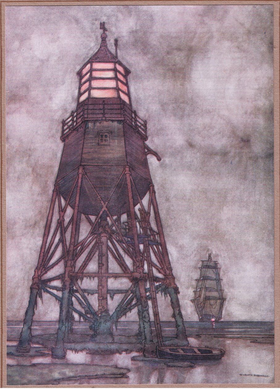 De Kustlichten van Engeland door William Heath Robinson