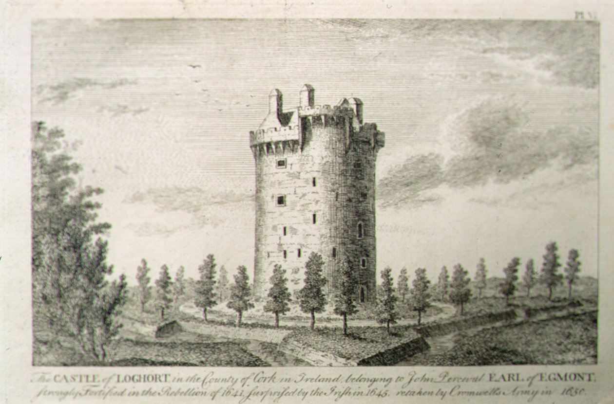 Kasteel Howel, Baronie van Kells, County Kilkenny, Ierland, uit 
