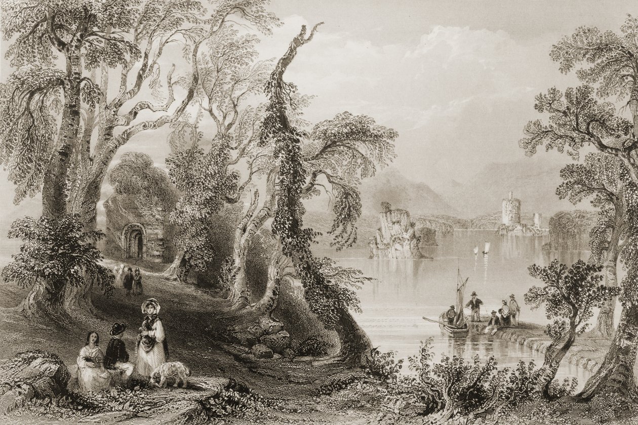 Innisfallen, Killarney Meer, County Killarney, uit 