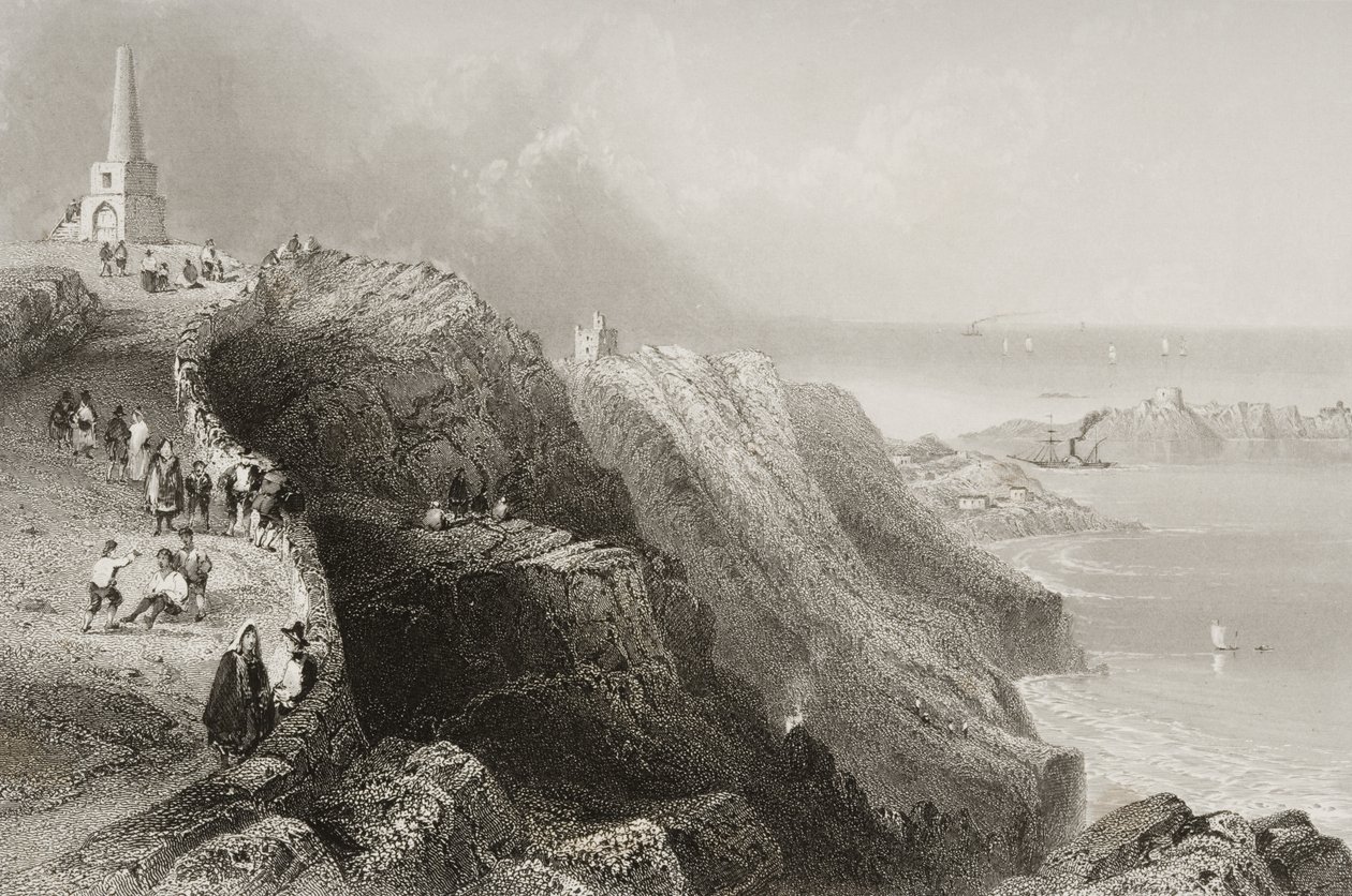 Killiney Hill, County Dublin, Ierland, uit 
