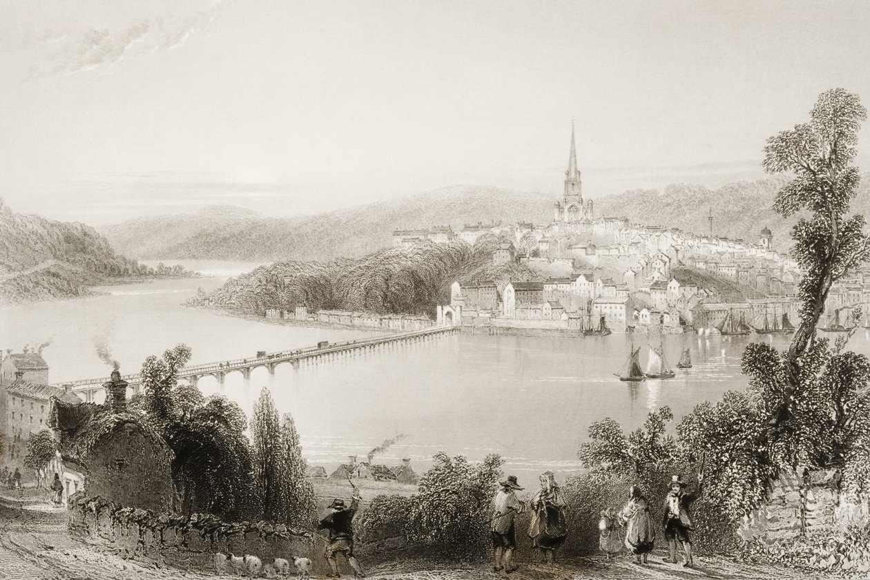 Londonderry, County Londonderry, Noord-Ierland, uit 