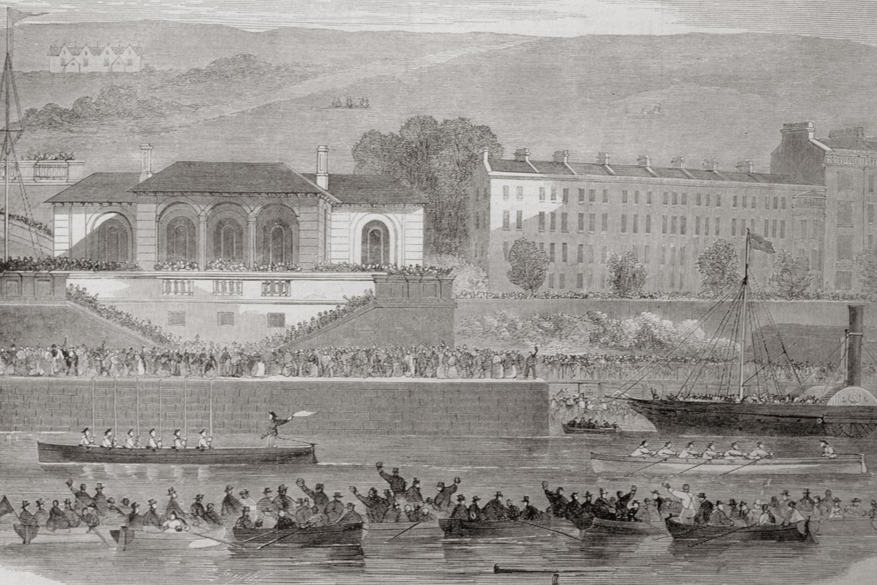 Marine Bootrace in Cork Harbour, County Cork, Ierland, uit 