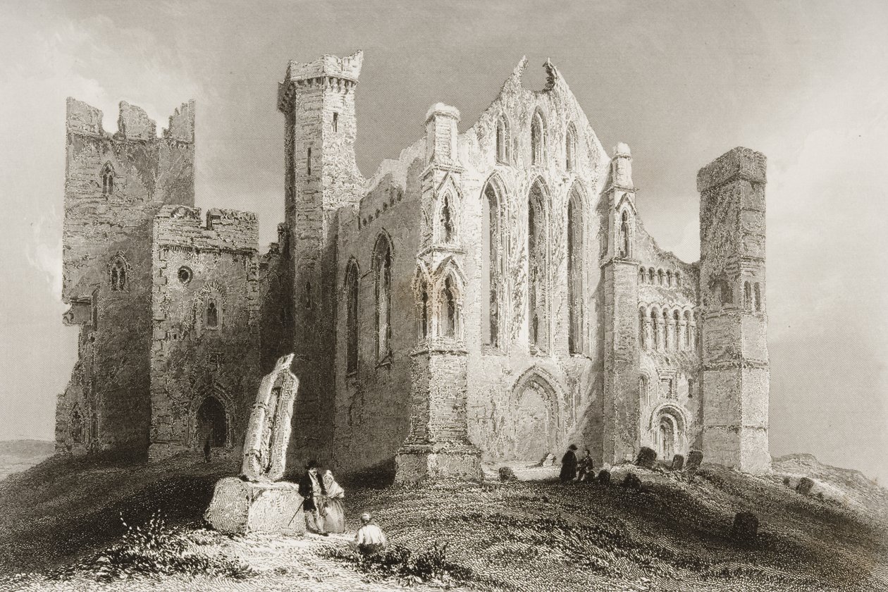 De rots van Cashel, County Tipperary, Ierland, uit 